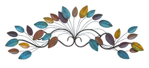 Metal Leaf Wall Decor with Polished Non Corrosive Surface