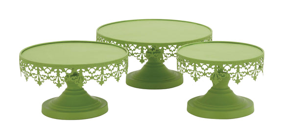 Light Green Color Attractive Metal Cup Cake Stand