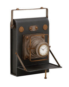 Unique and Antique Camera Themed Desk Clock