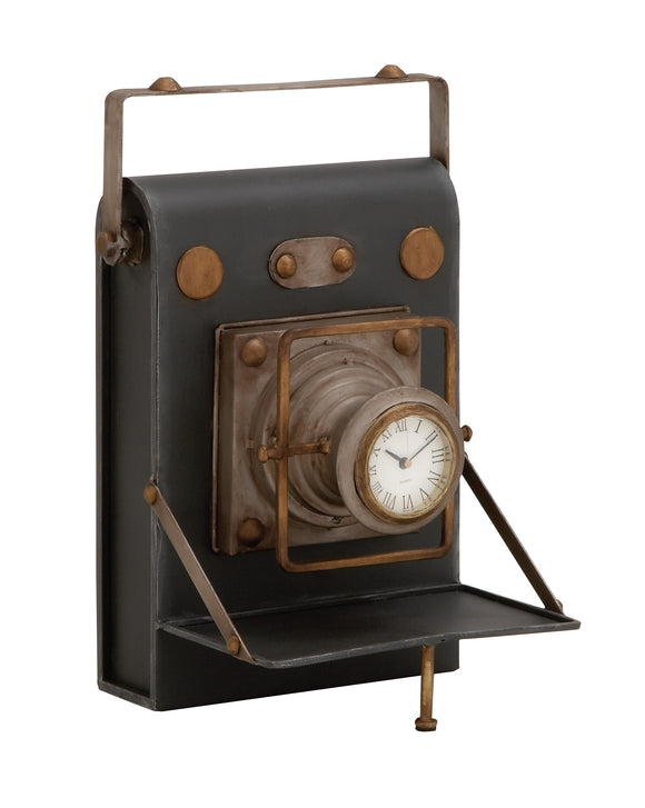 Unique and Antique Camera Themed Desk Clock