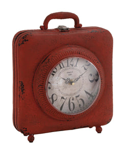 Antique Styled Fascinating Metal Table Clock