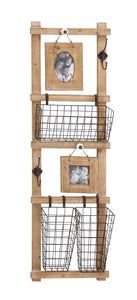 The Multipurpose Wood Metal Wall Strong Rack