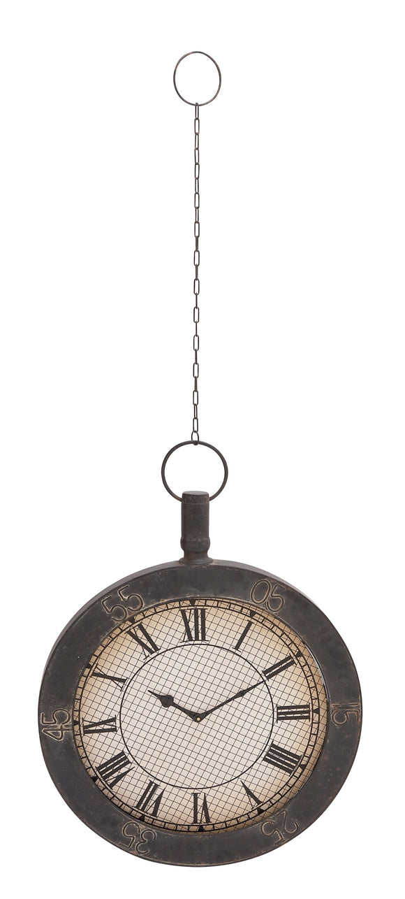 Attractive Styled Metal Hanging Wall Clock