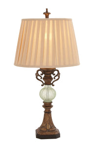 Eye-Catching Styled Polystone Glass Ball Table Lamp