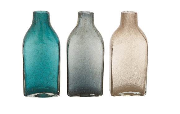 The Lovely Glass Bottle Vase 3 Assorted