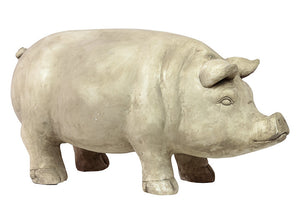 Funky Styled Impish Fiberstone Pig