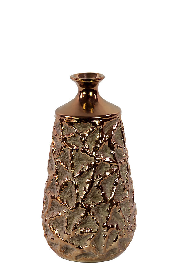 Beautifully Carved Ceramic Vase with Intricate Design