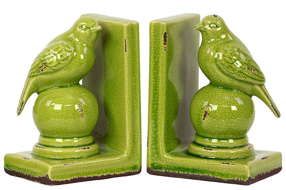 Stylish Stoneware Bird Bookend