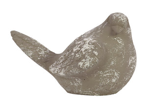 Antique style Cement Bird in Brown Color