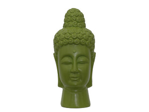 Spiritual Alluring  Buddha Head Green