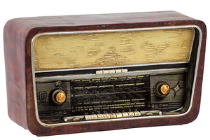 Detailed Replica of Antique 1970s Resin Radio