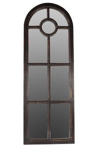 Classical Wooden Wall Décor With Glass Pane Effect in Black