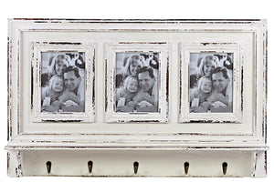 White Wooden Frame with ClassyHooks