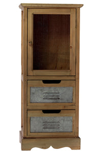 Brown Wooden Sophisticated and Unique Cabinet