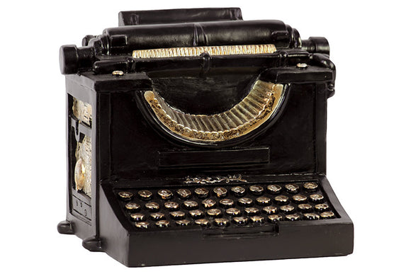 Ancient Customary Styled Significant Resin Typewriter