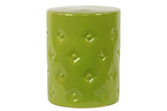 Exquisite Ceramic Garden Stool Green