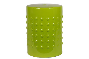 Glorious and Enchanting Green Colored Ceramic Stool