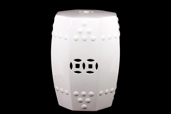 Moscow’s Alluring  Fancy Ceramic Stool White