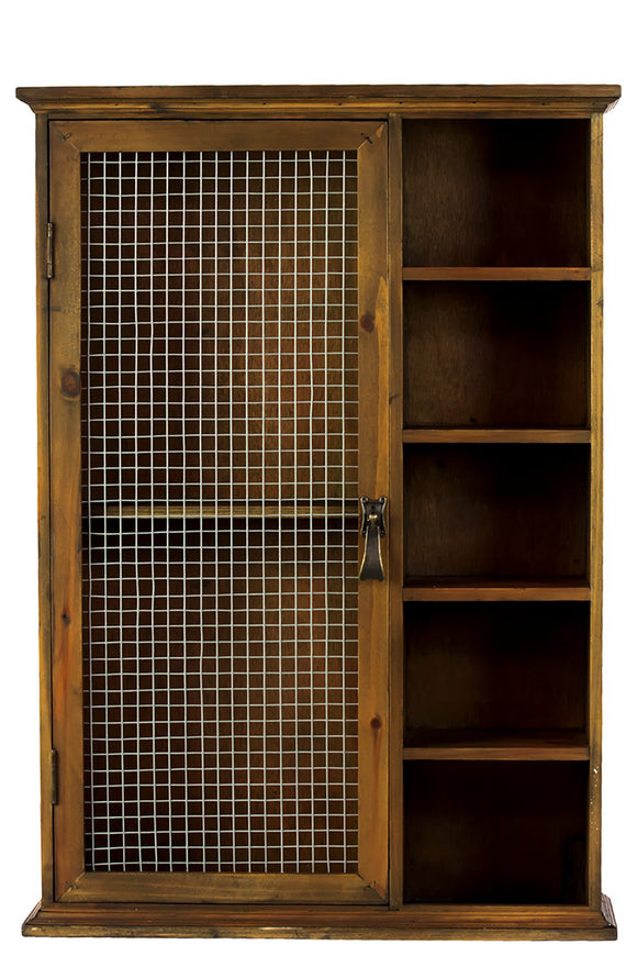 Net Designed Multi Functional Wooden Cabinet