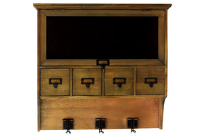 Antique and Customary Styled Wooden Cabinet