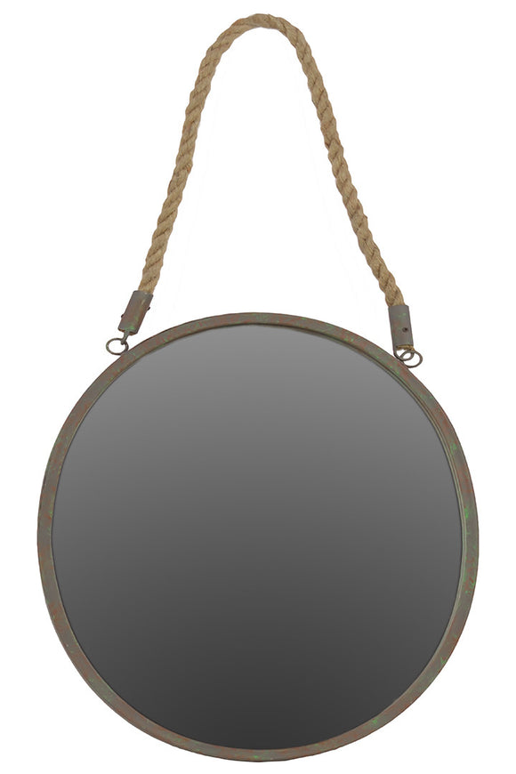 Stylish Round Shaped Mesmerizing Metal Mirror