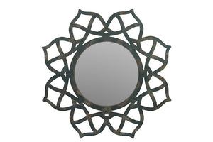 Beautiful and Tastefully Carved Floral Framed Wooden Mirror