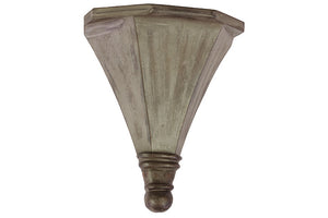 Conical Shaped Artistic Unique Wooden Corbel