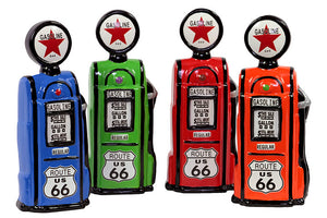 Ceramic Gas Station Colorful Money Bank Set Of Four