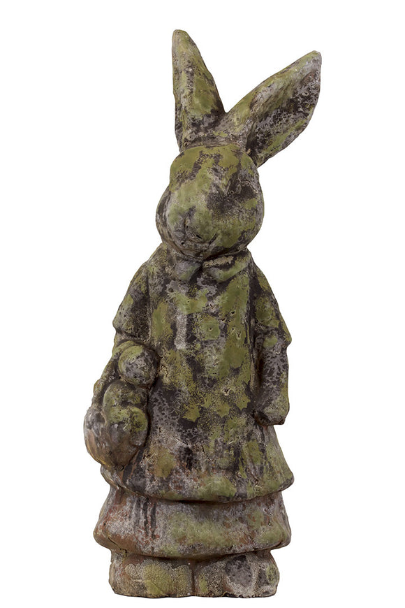 Stoneware Rabbit with Dress Home Decor