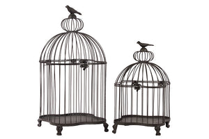 Set of two Simple and ClassyMetal Bird Cages