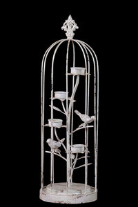 Antique Metal Bird Cage Decor