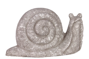 Charming and Elegant Terracotta Snail in Grey