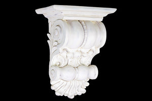 Off-white Curvy Fiberstone Wall Decor