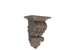 Classic Design Fiberstone Wall Décor Corbel in Brown (Small)