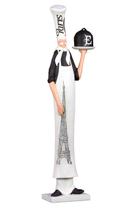 Fiberstone Chef with White Apron and Toque