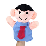 18CM Baby Finger puppet Home Family Finger puppets Infant Kid Toy Plush Toys Gift Baby finget hand toy hand puppet