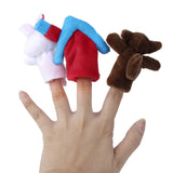 3pcs Animal Finger Puppet Plush Child Baby Early Education Toys Gift Finger puppet finger toys for children baby toy