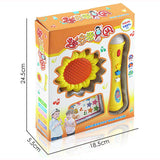 New Sunflower Echo Microphone Mic Voice Changer Toy Gift Birthday Present Mic Karaoke Singing Baby Kids Funny Music Toys Gift