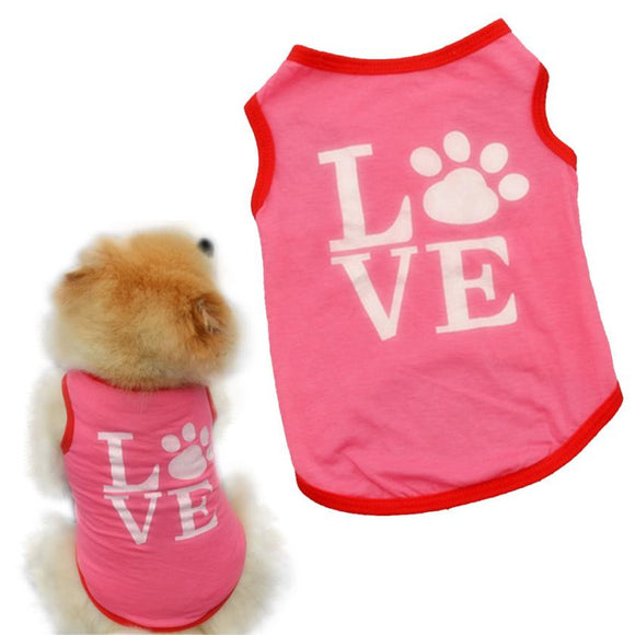 Summer New dog pet clothes dog shirt Pet Dog Vests Puppy Vest Cat Vest Summer small dog wear ropa para perros vestidos