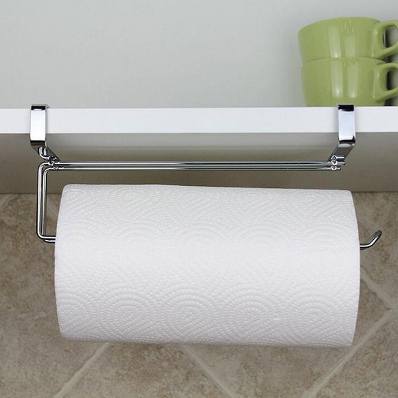 Stainless Steel Kitchen Closet Tissue Hanging Hook Holder Bathroom Roll Paper Holder Towel Rack Modern Design 2017