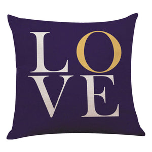 Home Decor Cushion Cover Love Geometry Throw Pillowcase Pillow Covers NEW